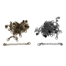 40X Extender Chain Bracelet Lobster Clasp Lock Safety Extension Jewelry