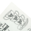 teacup clear rubber stamps seal scrapbooking album card decor diary diy craft ES