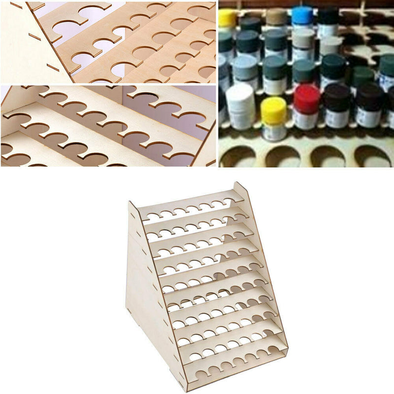 75Holes Module Paint Stand Craft Paint Revolving Storage Rack Stand