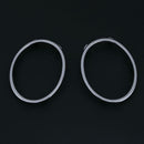 1 Pair Electroplating Front Fog Light Rings Trim Cover for Audi A4 B8 09-12