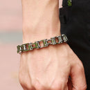 Women Men's Jewellery Stainless Steel Bracelet Bike Bicycle Chain Shape OZ