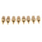 8Piece Copper Speaker Isolation Spikes Floor Protectors Isolation Stand Foot for