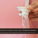 Sink Smell Proof Adjustable Size Drain Cover Bathroom Strainer Balcony Trap Z1G1