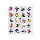 18 sheets fruit cocktail watermark decals water transfer nail art stickers di Ew