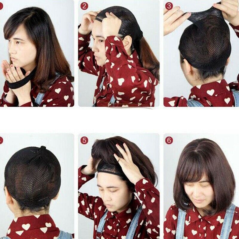 Long Clips in Hair Extension Synthetic Natural Hair Water Wave Blonde Black F7Y1