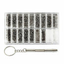 1set Micro-Screws Tool Set for Eyeglass Sunglass Spectacles Watch Screws Mi P2P4
