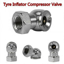1/4 inch NPT Car Tyre Inflator Valve Connector Air Chuck Ball Tire Clip Lock-on~