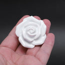 1 x Button Door Handle Drawer Cabinet Closet Ceramic Flower Rose Dresser KnoW5Q9