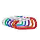 5x Carabiner D-Ring Key Chain Clip Karabiner Camping Keyring Aluminum Snap Hook
