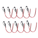 Qty 10 Premium 14AWG Solar Battery SAE Plug Charger Harness DIY Extension Cables