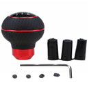 Car Leather gear Manual Stick Shifter Lever Gear Shift Knob Head Cover 5 Speed