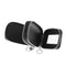 Mens PU Leather Car Key Case Key Holder Key Organizer Wallet Black