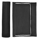 Seatbelt Strap Cover - 2 Car Seat Belt Comfort Pads with Hook and Loop - Bl C8R2