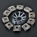 50xSet Engine Cover Undertray Screw Metal Clips fit for Audi VW Skoda 8D0805121