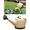 Plastic Watering Can 4L Long Spout for Household Garden Outdoor Light Yellow