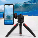 Aluminum Alloy Rotatable Camera Travel 360 Degree Foot Stand Tripod Retractable