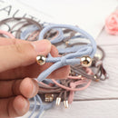 25pcs Women Girls Basic Knot Pearls Elastic Hair Bands Set Scrunchies Ponyta Gw