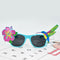Hawaiian Sunglasses Floral Bird Funny Glasses Beach Party Fancy Dress