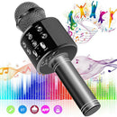 Bluetooth Wireless Microphone Speaker Handheld Karaoke Mic KTV Music Player A