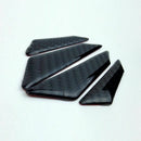 1set 4pcs Carbon Fiber Door Anti-collision Strip Car Door Anti-rubbing Door