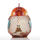 Metal Coin Box Ornament Handcrafts Money Bank Crash Saving Pot Holder Container