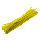 100pcs Chenille Stems Pipe Cleaners Plush Twist Rods DIY Hand Crafts Yellow