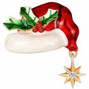 Brooch for Christmas Series Hat Shape Christmas Buttonhole Pins Badge Jewel