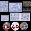 195pcs/set Earring Making Set 5pcs Earring Molds 50pcs Eye Pins for Pendants