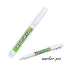 2 x Permanent Marker White Bulk Oil-Ink Marker Pens Stationery Supply Nice J6J8