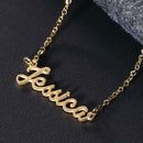 Women Name Pendant Chain Customized Handwrite Signature Necklace/Jessica