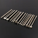 16Pcs Metal Leather Tools DIY Leather Working Saddle Making Tools Set Carvi Z7Y1