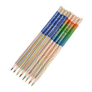 1PC DIY Cute Wooden Rainbow Color Pencil For Kid School Painting Drawing Student