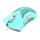 Q8 RGB LED USB Wired Hollowed Mouse 7200dpi 7 Buttons Gaming Mice (Blue)