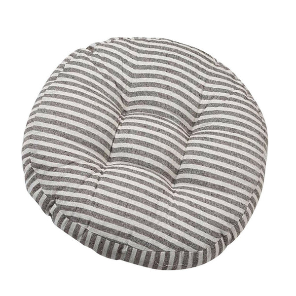 45cm Tatami Cushion Handmade Pillow Floor Chair Seat, Cotton, Coffee Strips