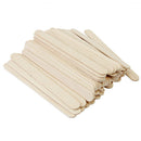 100 Pcs Disposable Wax Waxing Wooden Body Hair Removal Stick Applicator Spatula