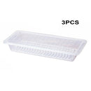 Plastic Fruit Vegetable Food Storage Box Containers with Removable Drain Plate