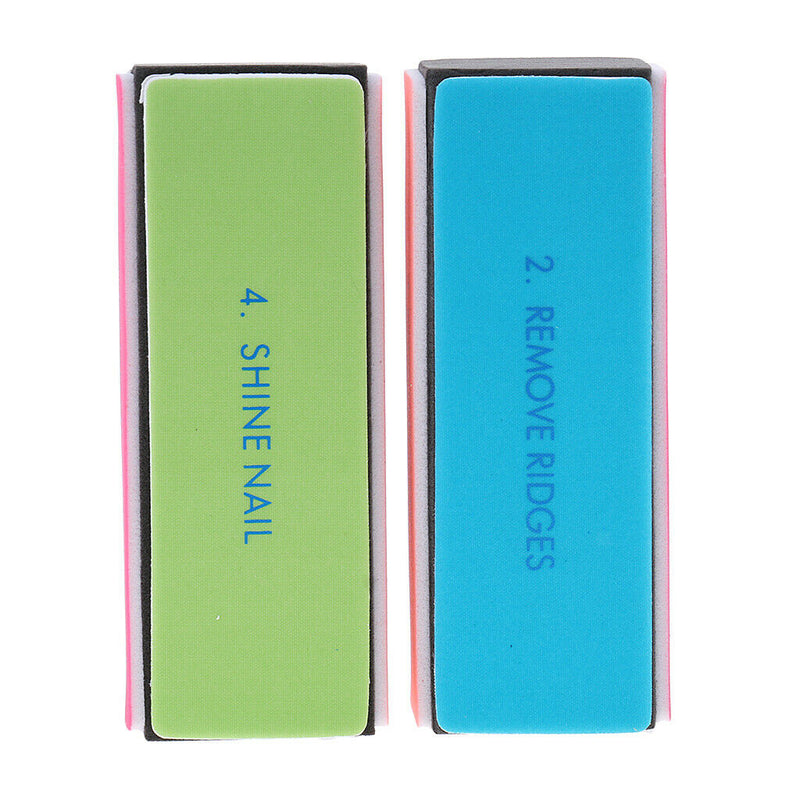 5x DIY Polishing Grinding Trimming Stick Bar Blocky Polisher Nail Art Tools