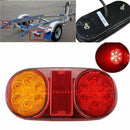 2Pcs 12V 14 Led Car Truck Trailer Boat Caravan Rear Tail Light Brake Lamp T