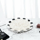 Fillings Pearls Bead Decoration for Makeup Brush Bucket Storage Box (White) A