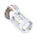 2X H6 BA20D PX15D 80W 3535 LED High Power SMD LED Super Bright White Light CA