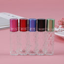 10 ML Clear Glass Roll On Bottles Empty Essential Oil Perfume Lip Balms Bott ME