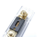 Car Audio ANL Fuse Holder Distribution Block Fusebox 0/4/8 AWG Input Output