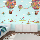 Air Balloon Wall Stickers Baby Kids Childen Room Fairy Decoration Background