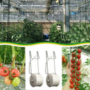 17Pack 15m Gardern Tomato Hooks Vegetable Clamps For Planting Vegetable Cucumber