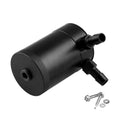 Universal Compact Baffled 2-Port Aluminum Oil Catch Can Reservoir Tank