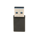 Type-C Female to Type A USB3.0 Male F/M Converter Connector Adapter Black