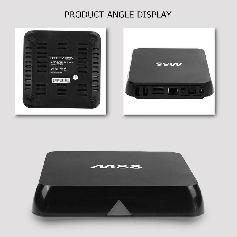 Amlogic M8 Quad Core Android 4.4 Smart TV Set-Top Box 5G WIFI Media Player