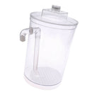 Basic Fish Bowl Plant Aquarium Fish Tank Home Decoration  White Round