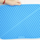 Multi Function Storage Rack Water Filter Pad Silicone Dish Drying Mat Water