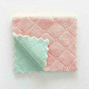 5PCS Super Absorbent Microfiber Kitchen Cloth Dish Towel Cleaning Household J1D4